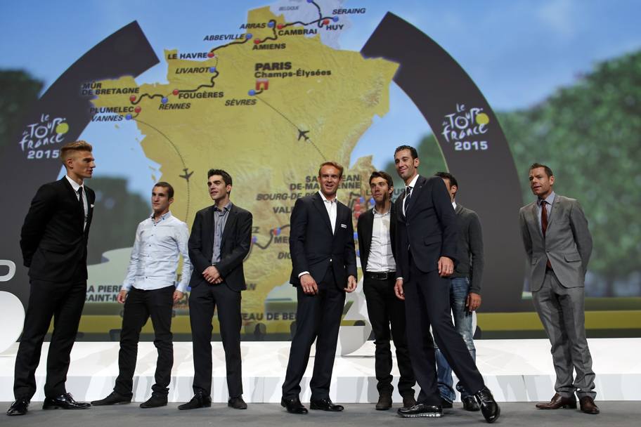 Presentazione del Tour de France 2014 con i grandi del ciclismo mondiale. 22.10. 2014